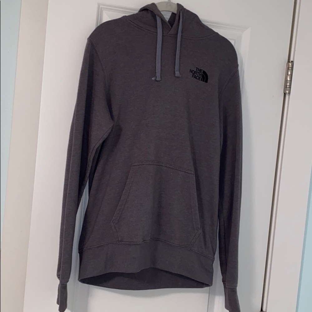 North face gray hoodie